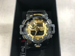 【CASIO　G-SHOCK】カシオ　ジーショック　GA-710GB-1AJF　ゴールド×ブラック　SY01-F1D