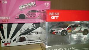 MINI GT LBWK Nissan GT-R ＆ HONDA NSX GT3 #84