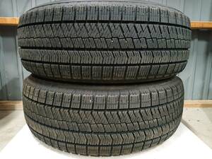 札幌 引き取り可 205/60R16 2本 BS BLIZZAK VRX2 格安溝あり 冬タイヤ中古 エスティマヴォクシーアテンザ など IK-332-2