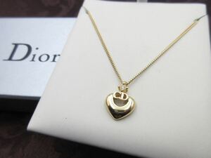 【極上美品】Christian Dior ネックレス ロゴ クリスチャン ディオール ヴィンテージ アクセサリー レディース 結婚式 レア ed-1