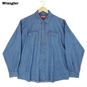 Wrangler Denim Shirts XL SH2205 ラングラー デニムシャツ シャツ インディゴデニム