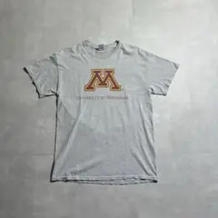 古着　UNIVERSITY OF MINNESOTA カレッジロゴプリント