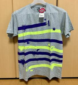 【新品、未使用】UNIQLO Nintendo スプラトゥーン グラフィックT（半袖）03 Gray メンズ 419659 Mサイズ ユニクロ Splatoon Tシャツ グレー