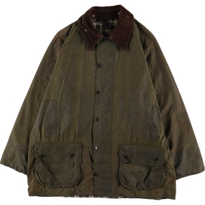 古着 00年代 バブアー Barbour BEAUFORT ビューフォート オイルド ハンティングジャケット 英国製 C46 メンズXL相当 /evb007253