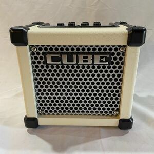 【美品】Roland ローランド ギターアンプ マイクロキューブGX MICRO CUBE GX W ホワイト