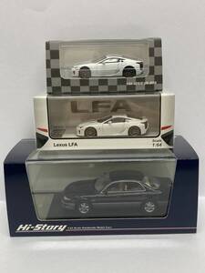 4234 1円～ ミニカー まとめ LEXUS LFA 2点 Hi-story Toyota トヨタ WINDOM 3.0G 1991 計3点 美品