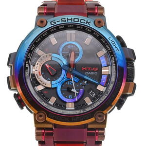 カシオ CASIO MTG-B1000VL-4AJR G-SHOCK MT-G 火山雷 CORE JEWELS コラボ ソーラー電波 メンズ 美品 箱付き Q#135252