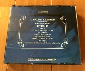 2CD-Aug / EXCLUSIVE / P.Domingo, M.Freni, P.Cappuccilli, C.Kleiber・Orchestra Teatro alla Scala / ヴェルディ_「オテロ」全曲