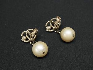 1円 CHANEL シャネル ココマーク パール 11A ピアス アクセサリー レディース ゴールド系 AY8873