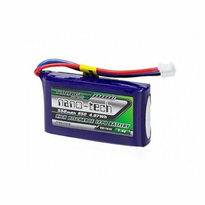 Turnigy nano-tech 7.4V 550mAh 65C130C リポ バッテリー★ホビーショップ青空