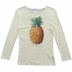 SS2001 CHLOE BY STELLA MCCARTNEY PINEAPPLE T-SHIRT クロエ ステラマッカートニー パイナップル Tシャツ