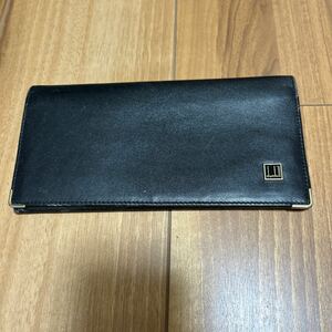 【M】dunhill ダンヒル 長財布 ブラック ジャンク品