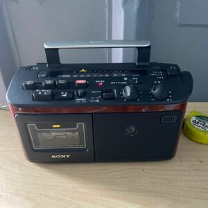 SONY ラジカセ CFM-A50 TV FM.AM受信確認 カセット再生確認 