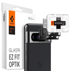 ＊商品説明必読＊Spigen Glas.tR EZ Fit Optik Google Pixel 8 Pro用カメラフィルム保護 Pixel8pro対応カメラレンズ 2個パック