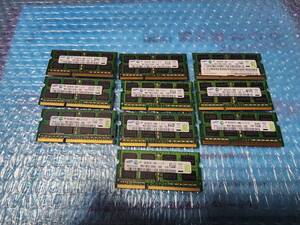 即決 SAMSUNG製 10枚セット DDR3 4GB PC3-12800S PC3-8500S互換 PC3-10600S互換 204pin 送料185円～