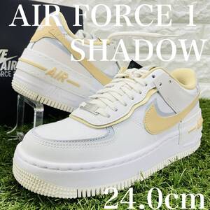 即決 ナイキ ウィメンズ エア フォース 1 シャドウ NIKE W AIR FORCE 1 SHADOW AF1 レディース 24.0cm 送料込み DV7449-100