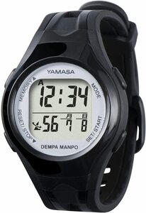 ウォッチ万歩計 WATCH MANPO TM-460(B/S) （山佐 YAMASA ヤマサ）電波時計 腕時計 万歩計 時計 歩数計