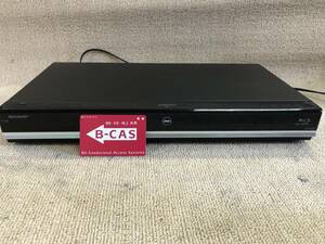 簡易確認済み K-1772 〇 シャープ SHARP AQUOS HDD/BD/DVDレコーダー BD-W580 