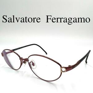 Salvatore Ferragamo フェラガモ メガネ 度入り ケース付き