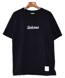 Delicious/ロゴTシャツ/メンズM/ブラック/クリーニング済み