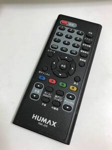 RM-J05 HUMAX ヒューマックス 地デジチューナー リモコン 2211013