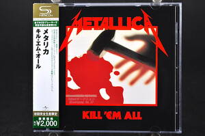 SHM-CD 帯付 初回生産限定盤☆ メタリカ キル・エム・オール / METALLICA Kill