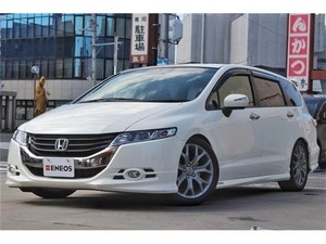 オデッセイ 2.4 アブソルート ハーフレザーシート 車高調 HDDナビ