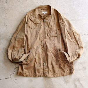 ENGINEERED GARMENTS エンジニアードガーメンツ US製 ワークブルゾン スタンドカラー ベージュ 玉虫色 XSサイズ [Men