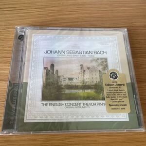 ■ CD J.S. BACH OVERTURES BWV 1066-1069 THE ENGLISH CONCERT TRVOR PINNOCK 477 6348 未開封