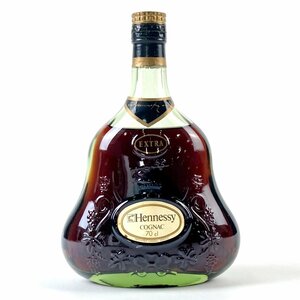 ヘネシー Hennessy エクストラ グリーンボトル 金キャップ 700ml ブランデー コニャック 【古酒】