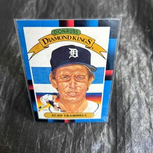 Donruss 1987 Alan Trammell Detroit Tigers Diamond Kings No.4