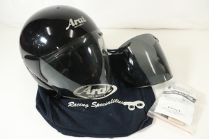 Arai SZB SNELL アライ ブラック ヘルメット ジェットヘルメット 57-58cm_EJL_C0110-J007