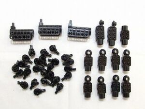 D62　LEGOバラパーツ　黒　特殊ブロック　まとめて大量㎏