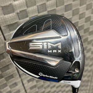 I914-O53-906 TaylorMade テーラーメイド SIM MAX ドライバー 1W 10.5° フジクラ シャフト DIAMOND Speeder 5X ⑨