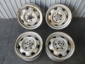 109198 E-YH51G ハイエース スチール ホイール 純正 【4本セット】 14×5.5JJ PCD:114.3 5穴 【個人宅配送不可】