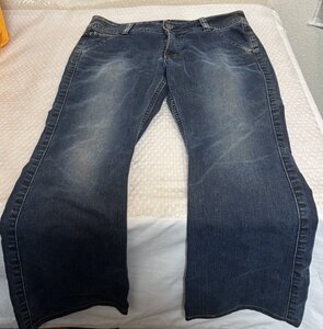 【something Vienus Jean】サムシング ジーンズ 30インチ ボトムス ジーパン デニム ストレッチ ブルー■山210三