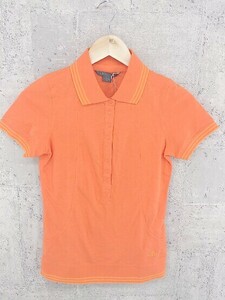 ◇ ARMANI EXCHANGE アルマーニエクスチェンジ 半袖 ポロシャツ S オレンジ *