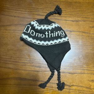 Green Clothing/JACQUARD FLAP Do Nothing(22-23) BROWN ニット帽 グリーンクロージング