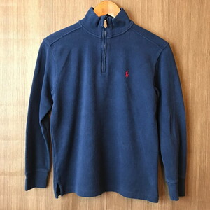 《キッズ》Polo by Ralph Lauren ポロ ラルフローレン ハーフジップ コットン ニット セーター M 10/12 古着 k24110190