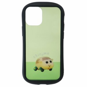 PUI PUI モルカー キャラクター iPhone12miniケース アイフォン12ミニハイブリッドカバー シロモ グルマンディ