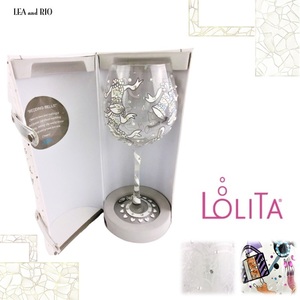 Lolita ロリータ ワイングラス グラス Lo20 Lo22 Lo23 ステムグラス シンプル ストーン ビジュー モノトーン ポップ 可愛い 大人カワイイ