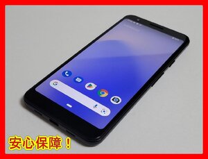 　★【45168WM】 完動品 SoftBank Google Pixel 3a ジャストブラック 64GB 1円 ! 1スタ !