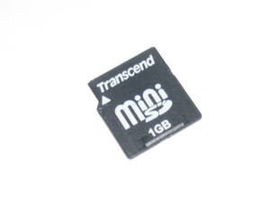 送料無料！動作保証！Transcend miniSDカード 1GB