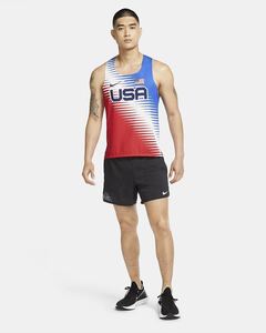 NIKE ナイキ　USA タンクトップ 東京オリンピック　USA代表 CV0404-657 赤白青　M