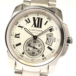 カルティエ CARTIER W7100015 カリブル ドゥ カルティエ デイト 自動巻き メンズ _773605