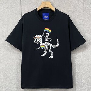 新作・半袖Tシャツ 定価2万◆Emmauela・イタリア・ミラノ発◆綿100％ 速乾 通気 ゆったり スウェット お洒落 個性 カットソー M/46