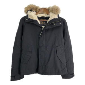 WOOLRICH ウールリッチ THERMOLITE ナイロンパーカージャケット ブラック (キッズ XL) 中古 古着 R9730 1円スタート