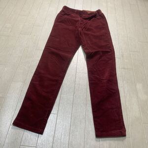 4047☆ UNITED ARROWS GREEN LABEL RELAXING ボトムス コーデュロイパンツ レディース 36 ボルドー