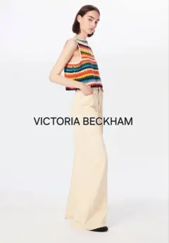 VICTORIA BECKHAM VVB★クロシェ編みハンドニット