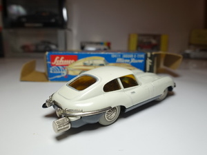 JAGUAR E TYPE Schuco製 シュコー製　WHITE MADE IN WESTERN GERMANY 1/43? 　MICRO Racer　ディンキー　コーギー　ジャガー